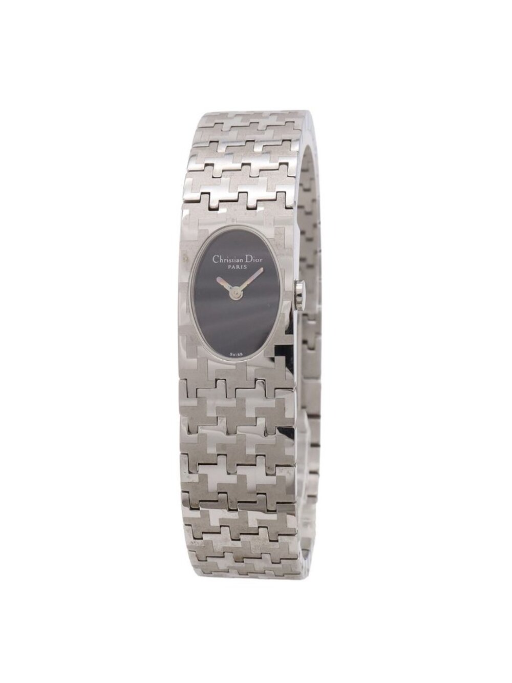 Dior Miss Black Dial SS Quartz Watch